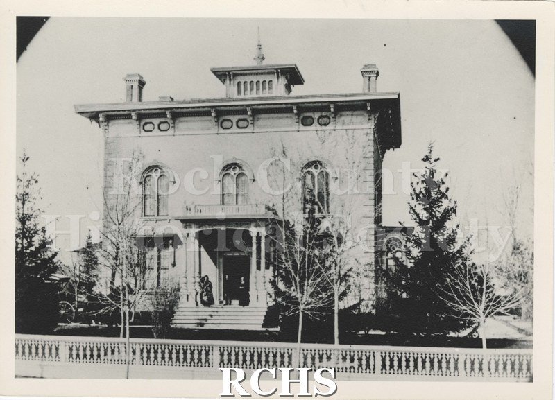 Black and white photograph of Tallman House.