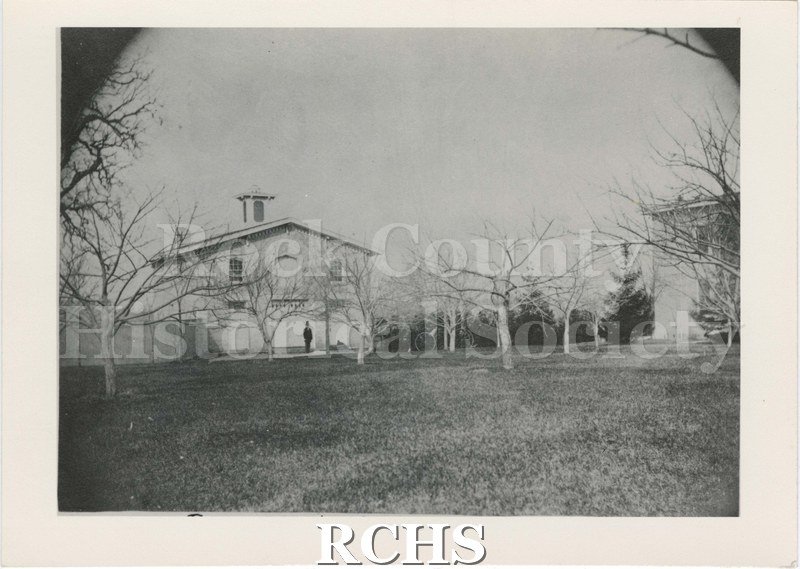 Black and white photograph of Carriage House.