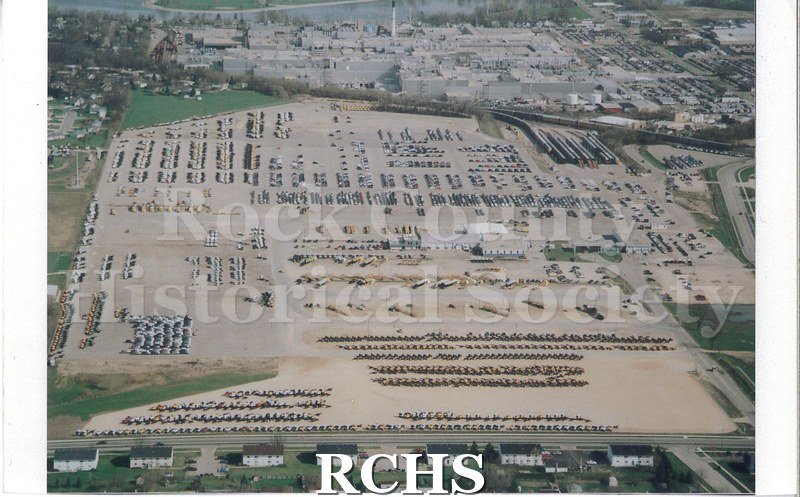 Aerial color photo of the JATCO grounds, facing north.