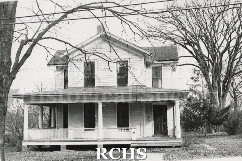 Black and white photograph of 520 Washington St., Janesville, WI (demolished c. July 1, 1971).
