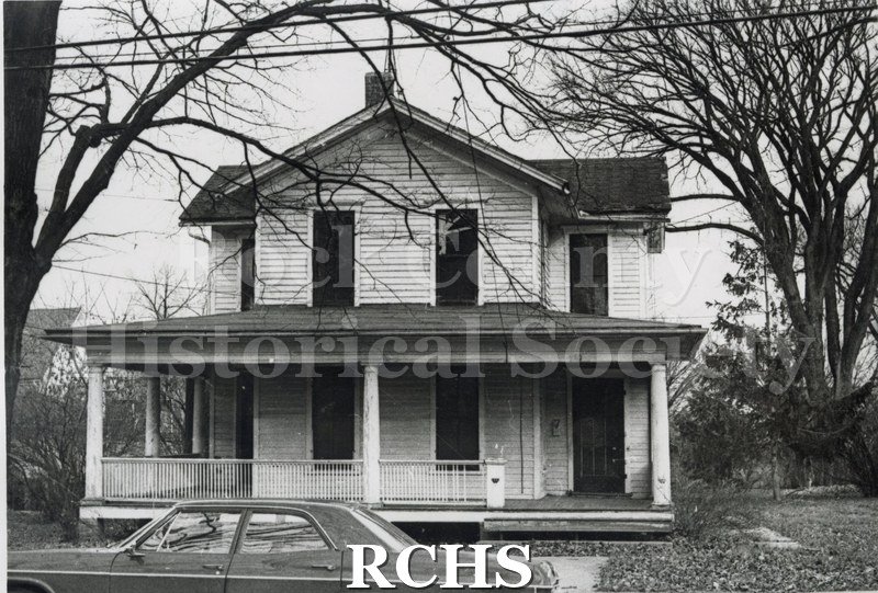 Black and white photograph of 520 Washington St., Janesville, WI (demolished c. July 1, 1971).