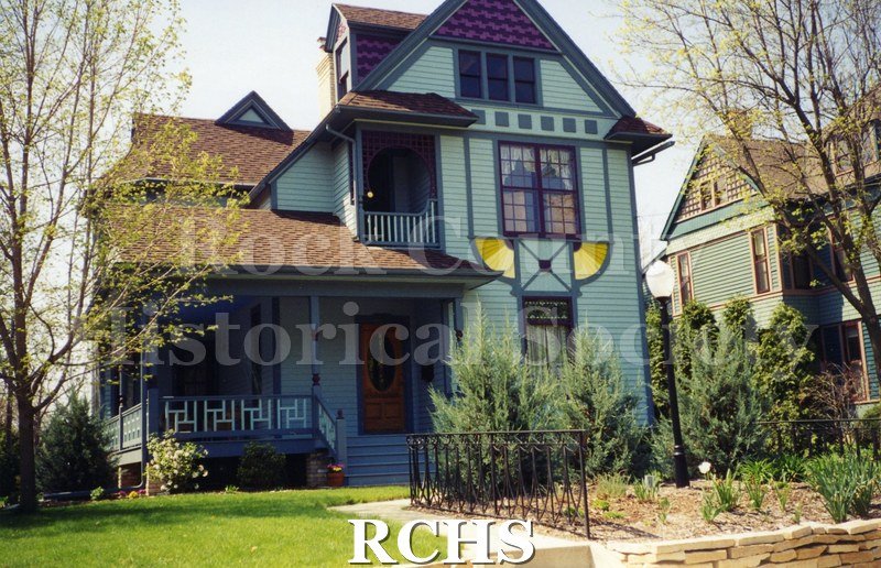 Color photo of the David Feingold home, 442 S. Garfield, Janesville, WI.