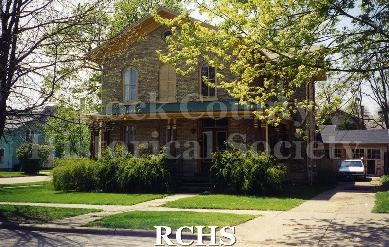 Historic image of Color photogrpah of the front of Stephen Pickering's home, 120 S. Cherry St. (Randall Williams House).
