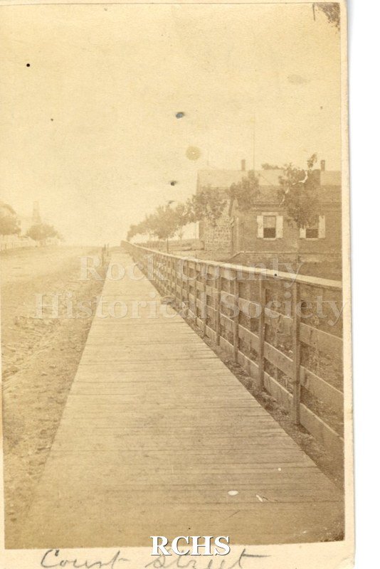 Historic image of Carte-de-visite. Court Street.