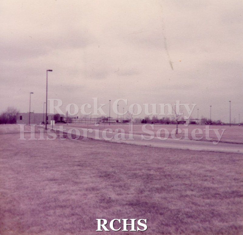 Historic image of PInkish photogrpah of Blackhawk Tech Prairie Campus. Transcription.