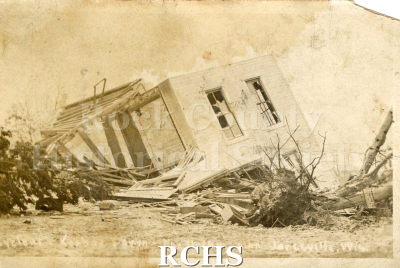 Postcard. Cyclone at Koeber farm Nov. 11,1911.