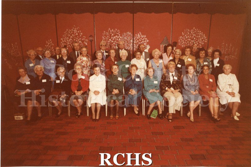 Historic image of 1925 Janesvlle High School Reunion 1980.