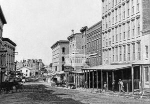 Historic Photo: Looking west from North Bluff ca 1875_retouched_sm_wm