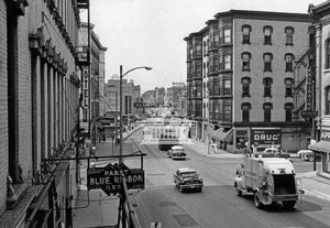Historic Photo: Milwaukee Street looking west Milner Hotel ca 1955_retouched_sm_wm