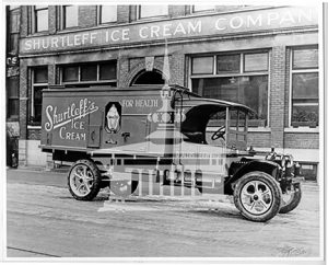 Historic Photo: Shurtleffs Ice Cream delivery truck_retouched_sm_wm