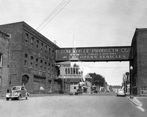 Historic Photo: Janesville Products Company walkway_retouched_sm_wm
